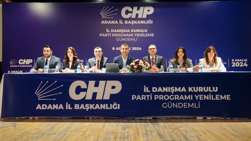 CHP'de Adana İl Danışma Kurulu Toplandı, Hedef Paylaşıldı: 