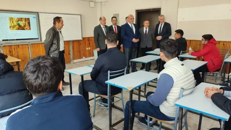 İl Millî Eğitim Müdürü Aras’tan Kiremithane MTAL’ye Yakın Takip