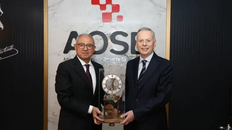 Ticaret Bakan Yardımcısı Ağar'dan AOSB’ye Ziyareti “12 Vizyon Proje ile Geleceğe Hazırız”