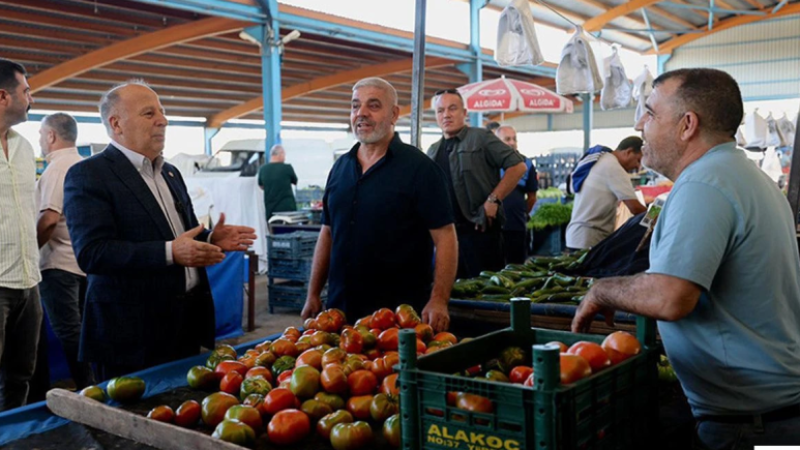 Ali Demirçalı Pazarcı Esnafıyla Buluştu