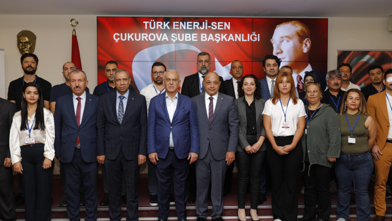 Türk Enerji-Sen Çukurova Şube Başkanı Mehmet Yeyen güven tazeledi.